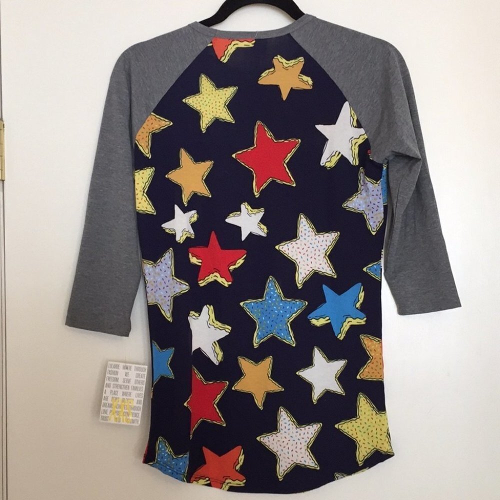 XXS LuLaRoe Randy Tee - Picture 4 of 4